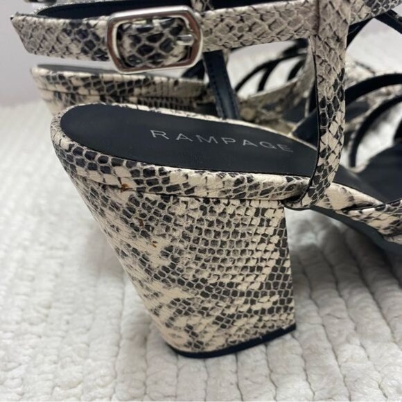 Rampage Emilia Sandals‎ High Heels Size 7.5 Womens New with defect - Picture 7 of 16